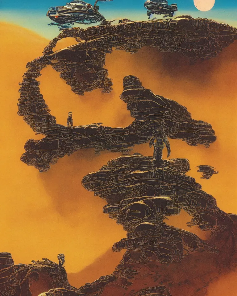 Image similar to dune vhs cover by chris foss