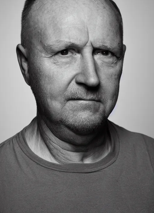 Image similar to portrait photo still of joe davidson, 8 k, studio lighting, key light on left side