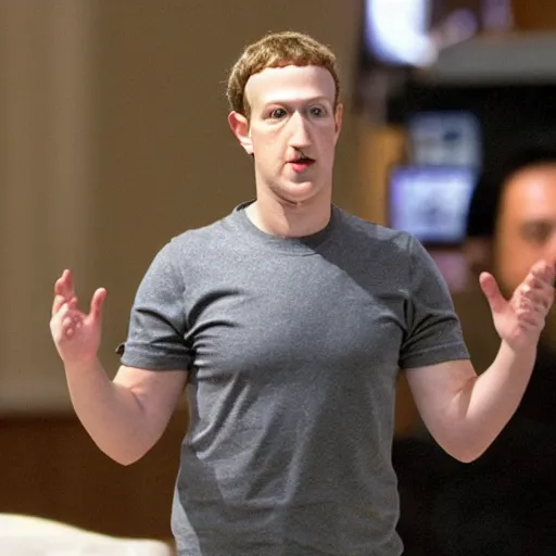 Image similar to mark zuckerberg wearing a roman toga