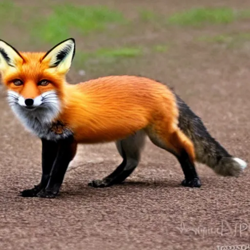 Prompt: a fox that looks like a turtle, a turtle fox hybrid