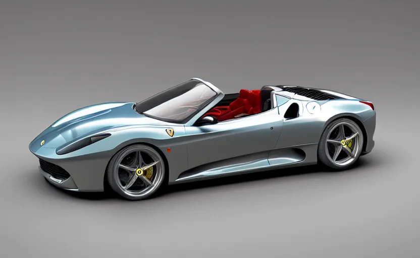 Image similar to “A 2025 Ferrari 365 GTS/4 Daytona Spyder Concept, studio lighting”