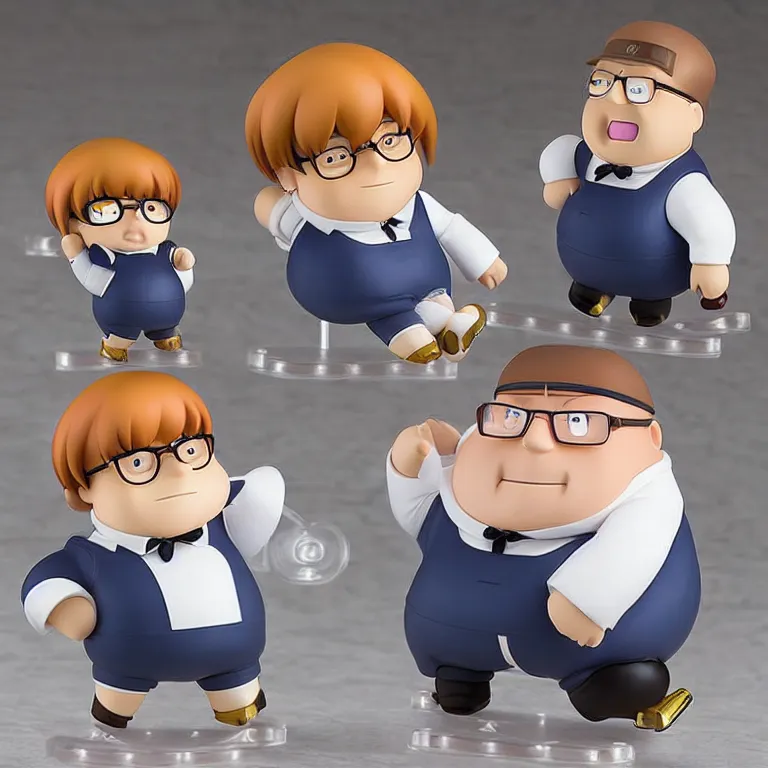 Image similar to peter griffin, an anime nendoroid of peter griffin, figurine, detailed product photo