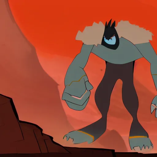 Image similar to fang from genndy tartakovsky's primal