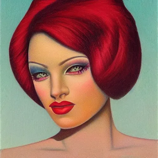 Prompt: art by vladimir tretchikoff