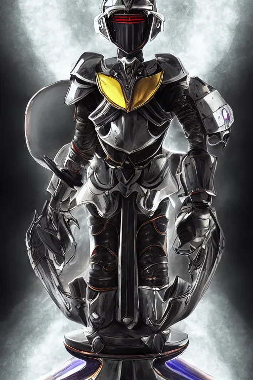 Image similar to helmet armor guardian destiny in witch queen illumination ray tracing hdr fanart arstation by sung choi robot ninja mask and eric pfeiffer and gabriel garza and casper konefal