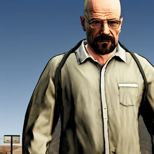 Image similar to walter white in gta v. Cover photo