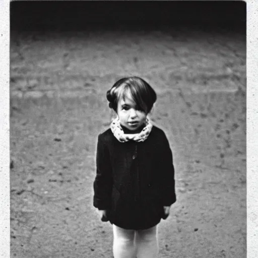 Image similar to “ a child in soviet russia in nurse consulting, 3 5 mm, sad, depressive ”