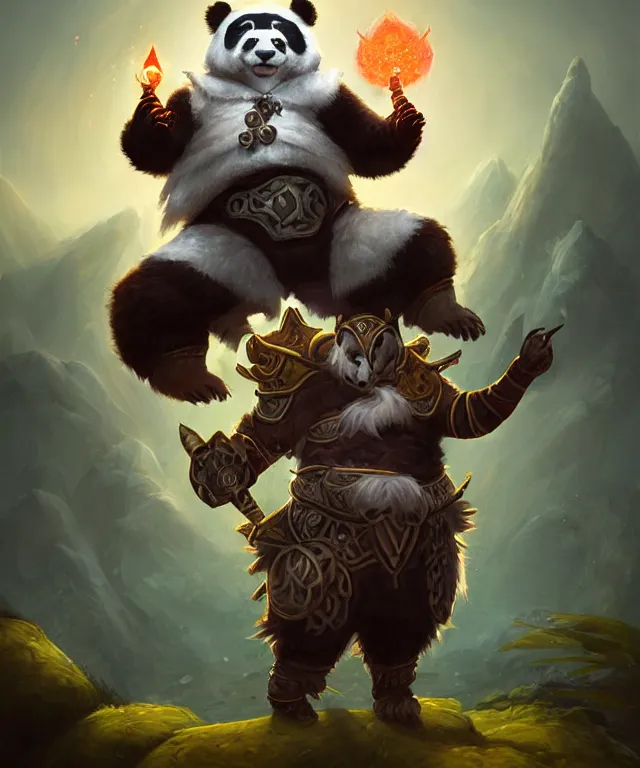 panda shaman wallpaper