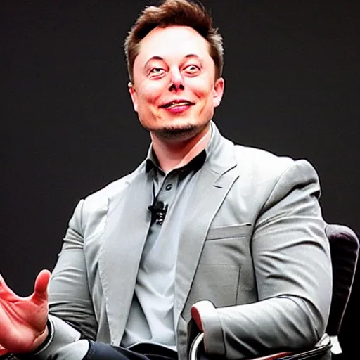 Image similar to anthropomorphic elon musk