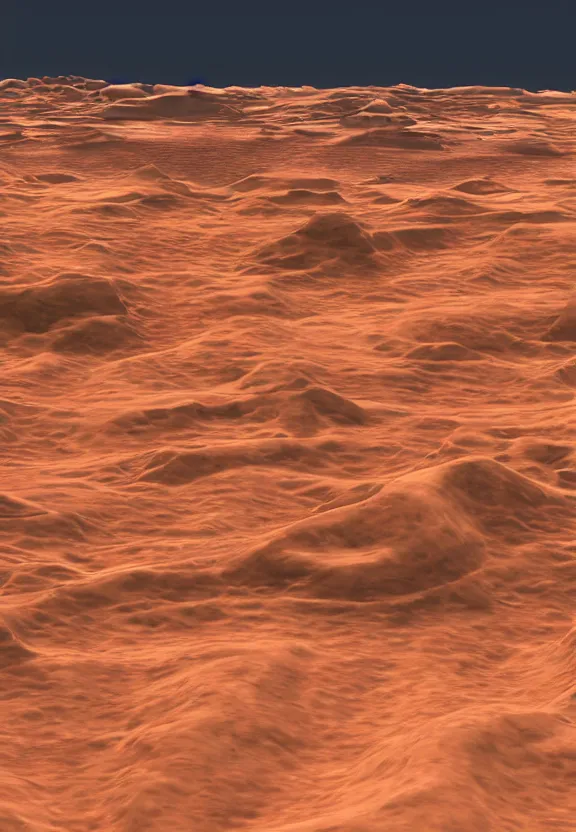 Prompt: desert landscape covered in sound waves, unreal engine, 4k render