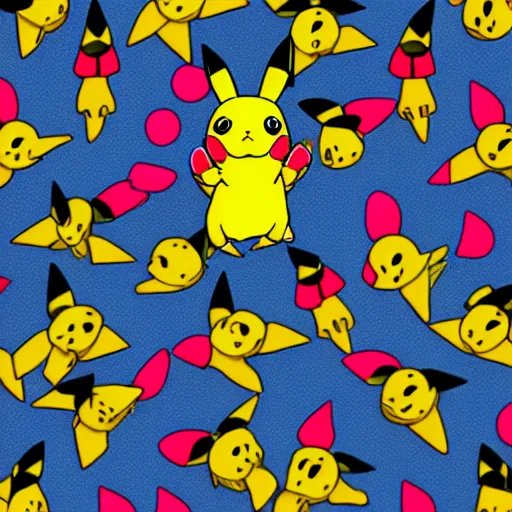 Image similar to pikachu on acid, intricate detail, 8K optane render