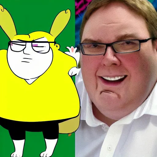 Prompt: big Chungus as Peter Griffin