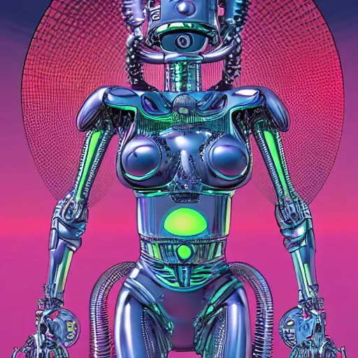 Prompt: sleek highly evolved biomechanical nubile borg queen hybrid being possessed by the machine spirit, artists mœbius and philippe caza with beryl cook and jack kirby, high contrast cinematic light, mystical shadows, sharp focus, octane render
