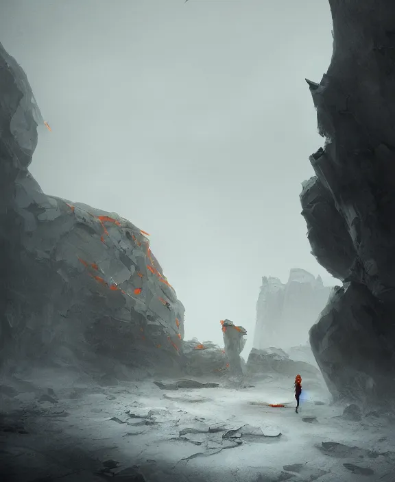 Image similar to surreal romantic prometheus inverted architecture white exploration base, ochre ancient palette, building architecture by ruan jia, futuristic, blame, white architecture in the beach in iceland, foggy, highly detailed, digital painting, arstation, concept art, hyperealistic octane render, unreal engine