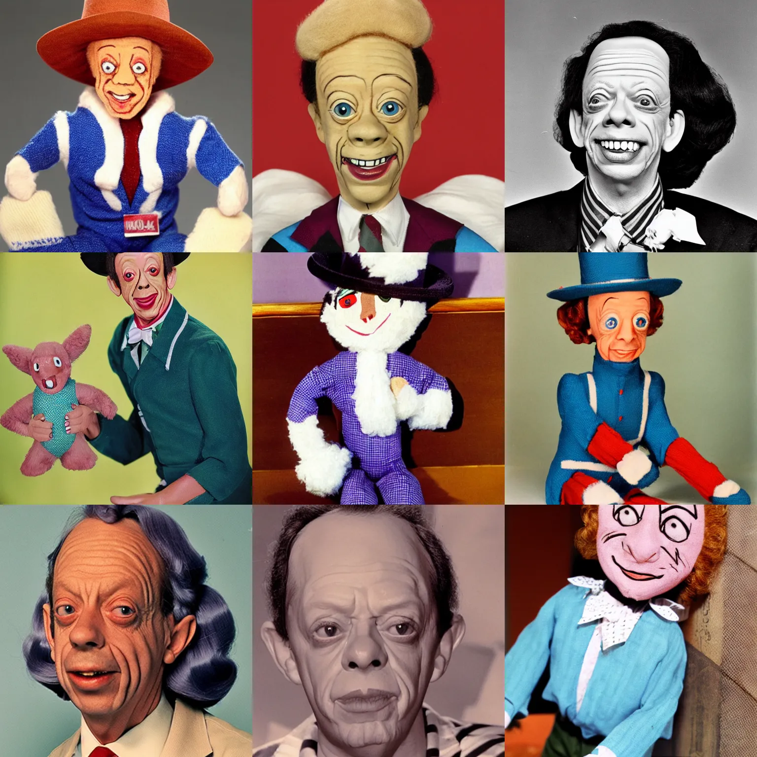 Prompt: a don knotts rag doll