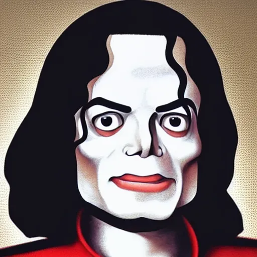 Prompt: michael jackson as emperor palpatine, ultra realistic face and body dimensions