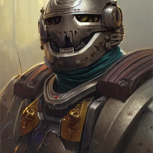 Prompt: wearing warhammer 4 0 0 0 0 emperor armor realistic anthropomorphic cute cat scifi cyberpunk, visible face and full body portrait art by donato giancola and greg rutkowski, vintage retro scifi, realistic face, digital art, trending on artstation, symmetry