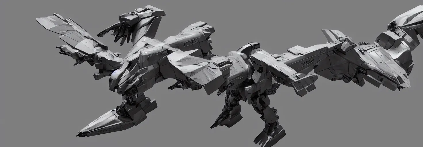 Prompt: symmetry!! a mechanized eagle with it's wings spread, gunmetal grey, top down view!! mecha, jet fighter, space shuttle, robotic, highly detailed, artstation, super realistic, unreal engine