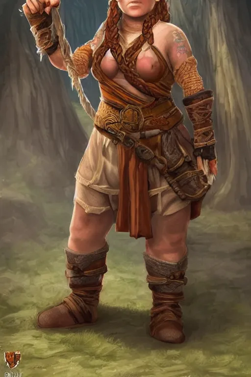 female fighter dandd