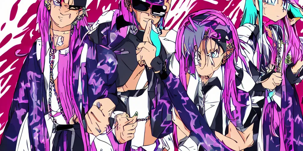 Image similar to riff raff, anime