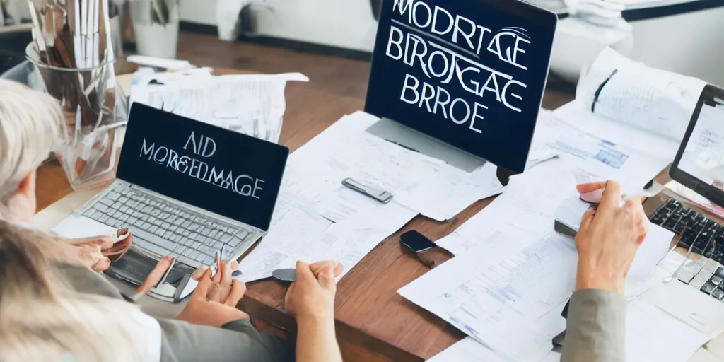 Image similar to advertisement for a mortgage broker