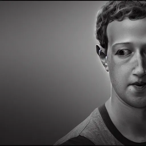 Image similar to Intricate matte painting of tubes coming out of Mark Zuckerberg's head into a computer