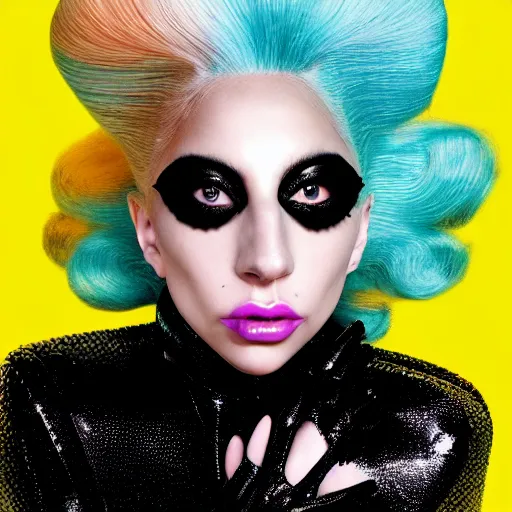 Prompt: lady gaga artpop act 2 album cover shot by nick knight, canon, showstudio, billboard, highly realistic. high resolution. highly detailed. dramatic. 8 k. 4 k.