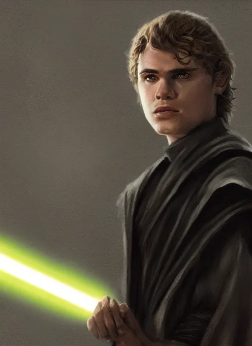 Prompt: highly detailed comic style portrait of anakin skywalker as a sith, by greg rutkowski, global illumination, radiant light