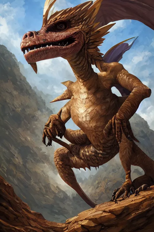 Image similar to portrait of the Dimorphodon monkey delver wearing steppe spiked shield by artgerm and Craig Mullins, James Jean, Andrey Ryabovichev, Mark Simonetti and Peter Morbacher 16k