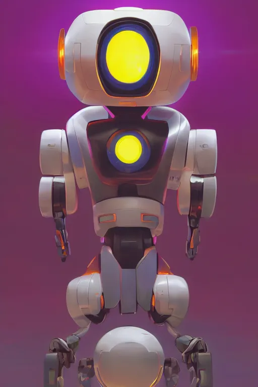 Image similar to metabots medabots medarotto medarot robot minimalist comics helmet mask neon cybereye, behance hd by jesper ejsing, by rhads, makoto shinkai and lois van baarle, ilya kuvshinov, rossdraws global illumination ray tracing hdr radiating a glowing aura