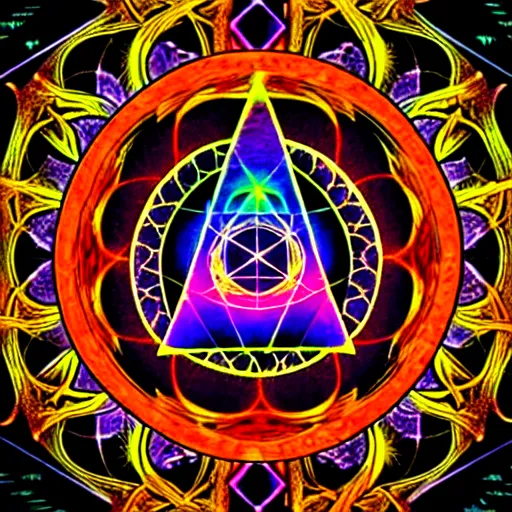 Image similar to psychedelic alchemy