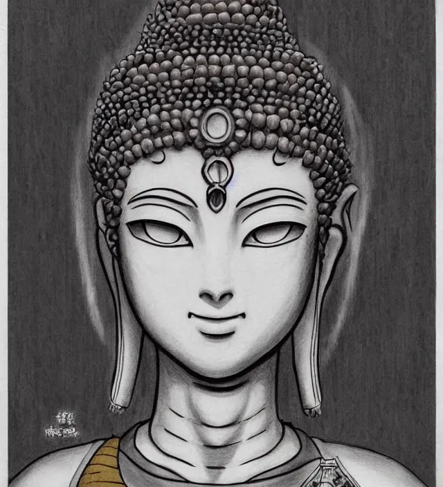 PEACE of BUDDHA Drawing by ANIKARTICK Azhagarsamy - Fine Art America-omiya.com.vn