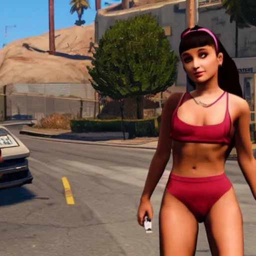 Image similar to Ariana Grande in GTA 5