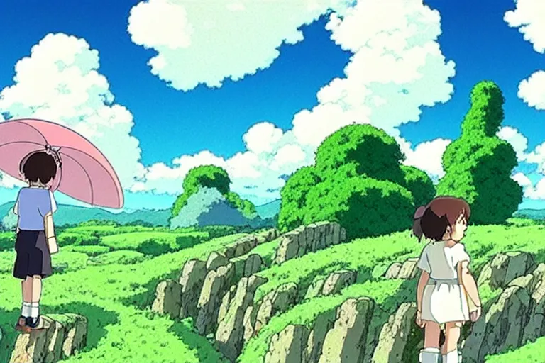 Prompt: ultra hd Fårö studio ghibli