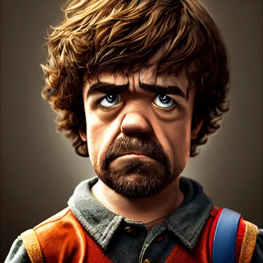 Prompt: peter dinklage as woody ( ( ( toy story ) ) ), digital painting, extremely detailed, 4 k, intricate, brush strokes, mark arian, artgerm, bastien lecouffe - deharme