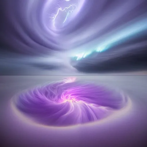 Image similar to amazing photo of a purple tornado by marc adamus, digital art, beautiful dramatic lighting