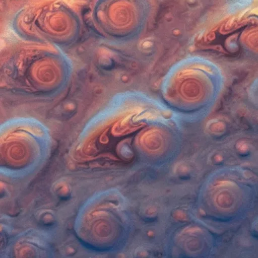 Image similar to Clouds of Jupiter on Mars's surface.