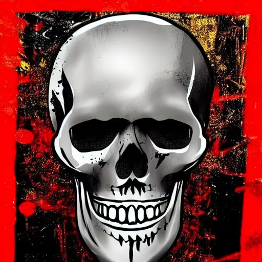 Image similar to punk rock skull