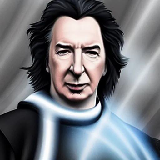 Prompt: Alan Rickman as Kylo Ren