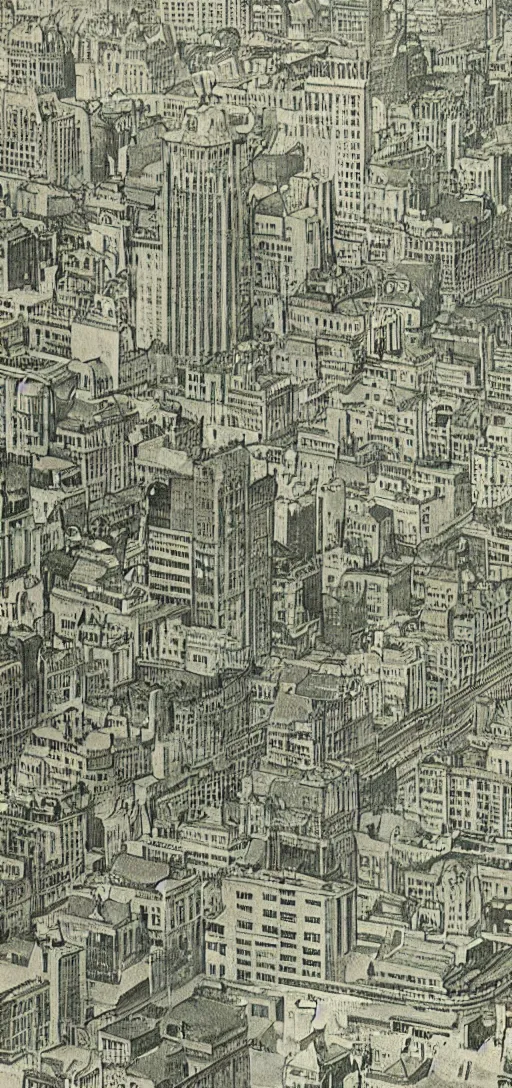 Prompt: 1 9 1 0 s bustling cityscape, wallpaper