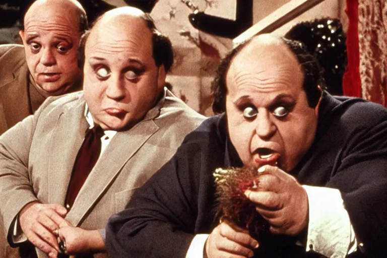 Prompt: Danny Devito in The Three Stooges