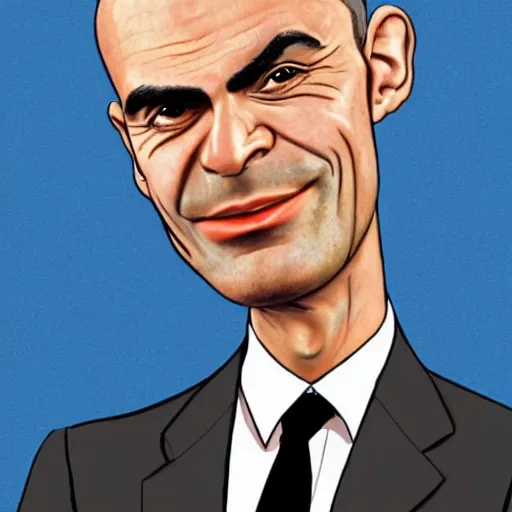 Image similar to A caricature of Alain Berset