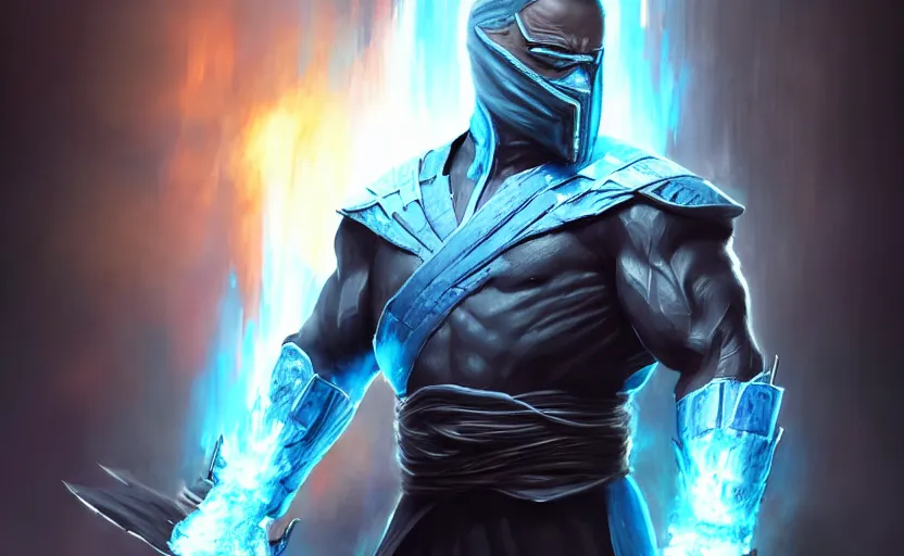 ArtStation - sub zero mortal kombat fatality