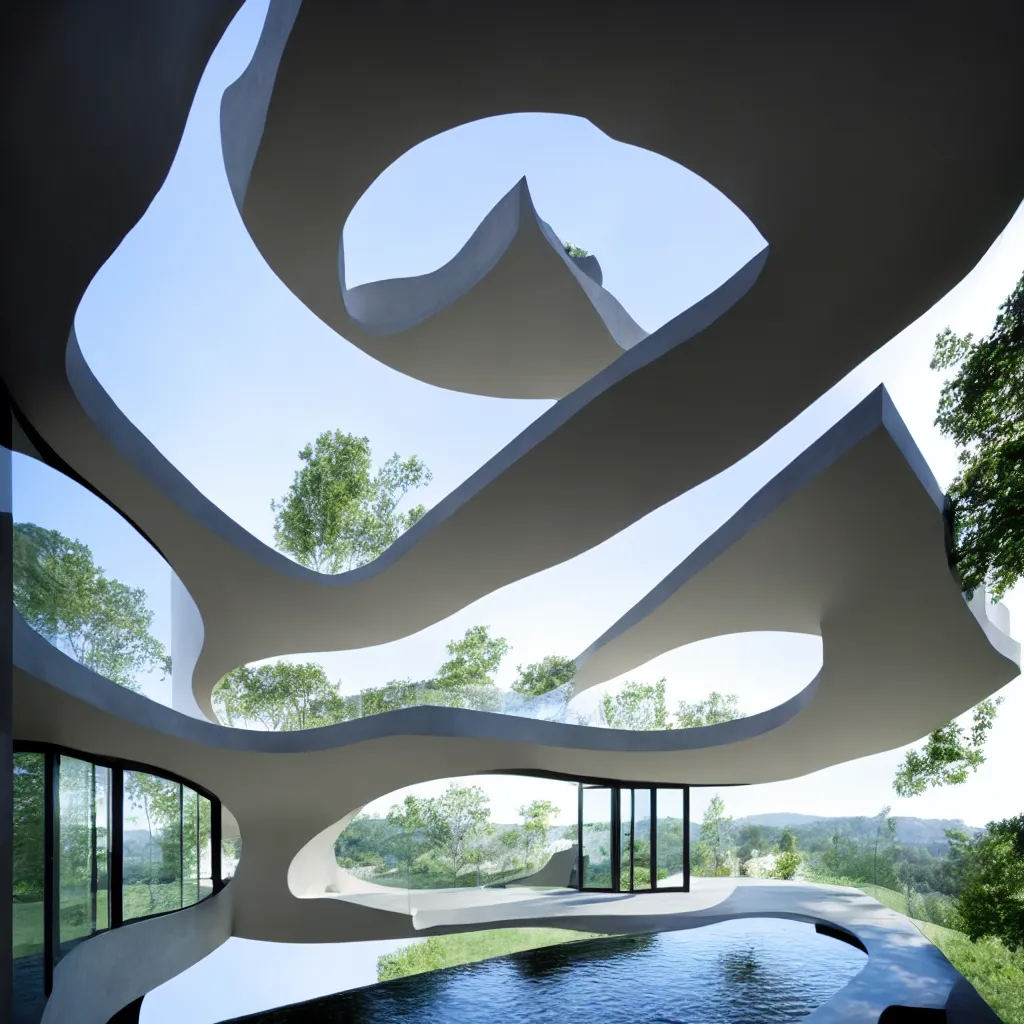 Image similar to unreal architecture