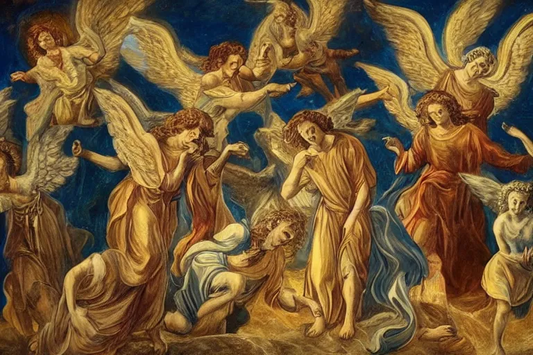 Image similar to the angels as described in the book of revelations