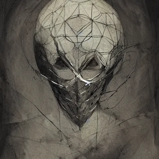 Image similar to Mysterio, artwork by Eric Lacombe,