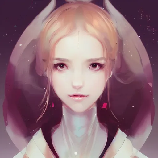 Prompt: princess from the future, pretty face, by Kirokaze, by WLOP , Trending on Artstation