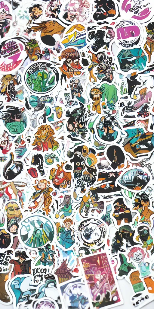 Image similar to unused sticker sheet