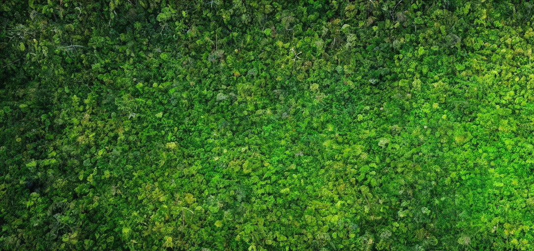 Image similar to a very high resolution image from a new movie. amazon forest made of plastic bags of different colors. photorealistic, photography, directed by anthony russo