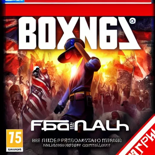 Prompt: Boxart for the most political video game to ever exist, 4K UHD, amazing quality